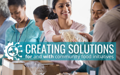 Creating solutions for and with community food initiatives