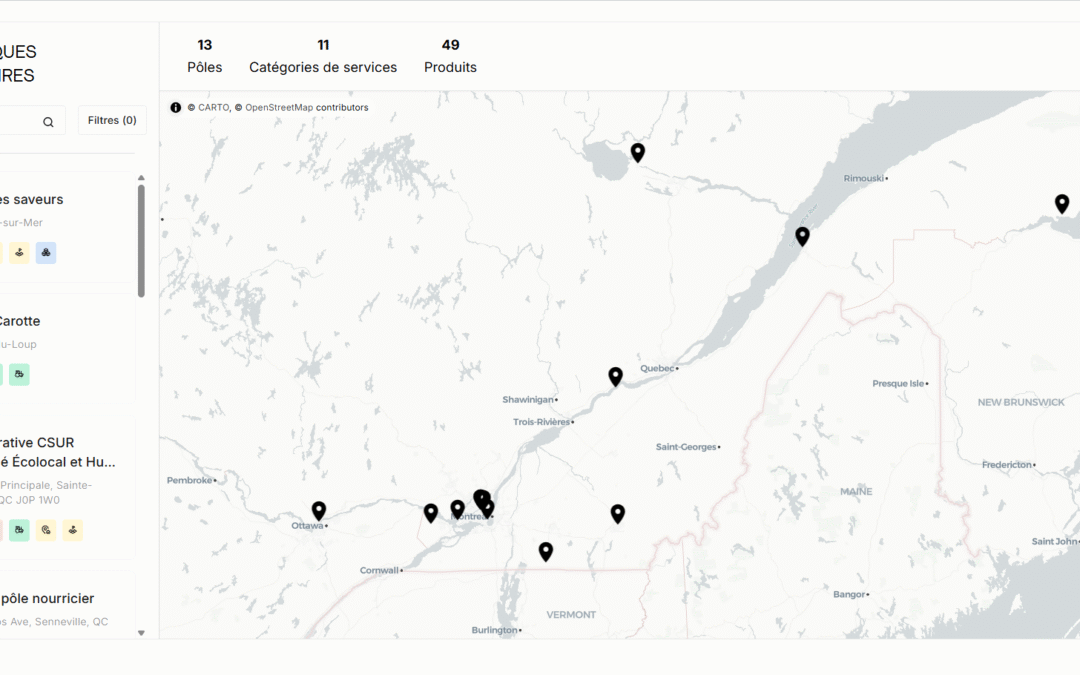 Mapping Quebec’s Food Logistics Hubs